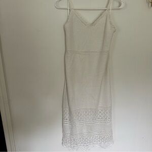 Stunning Crochet Lined Midi Dress